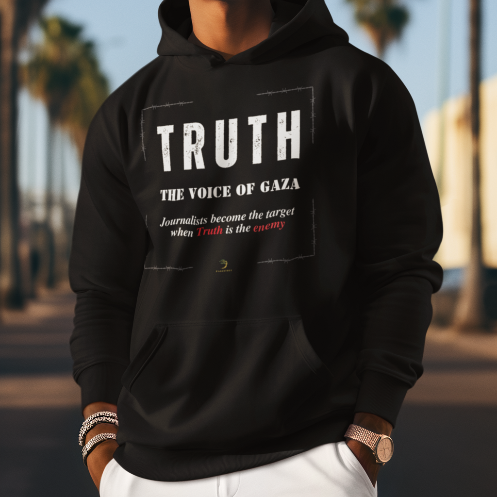 Pali Voice of G@za Double Sided Hoodie Unisex