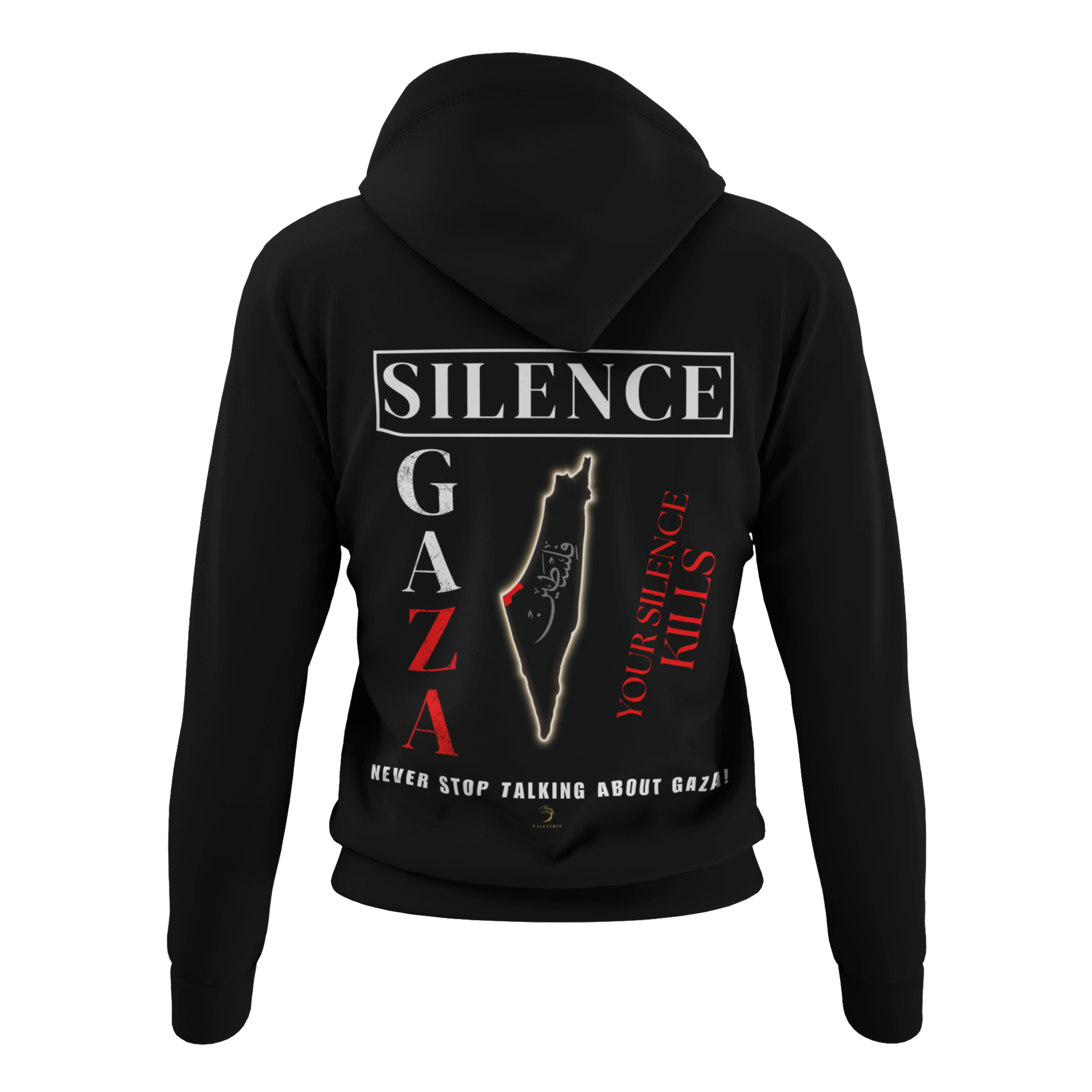 Pali - Break the Silence Double Sided Hoodie Unisex