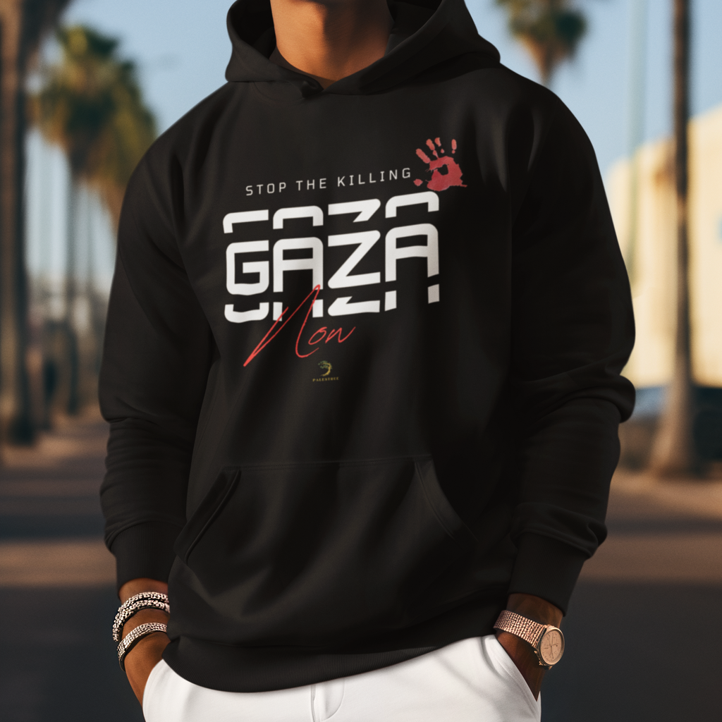 Save G@za Hoodie - Front Print Unisex