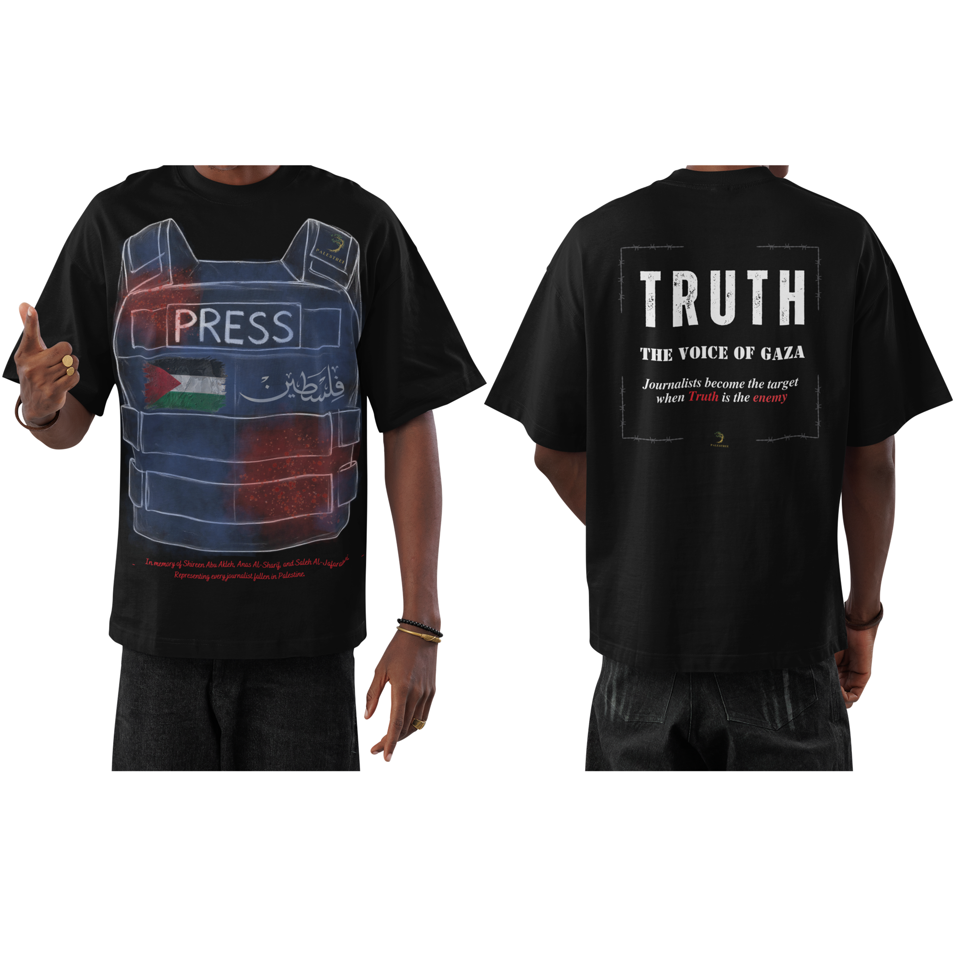 Pali Voice of G@za T-Shirt Unisex