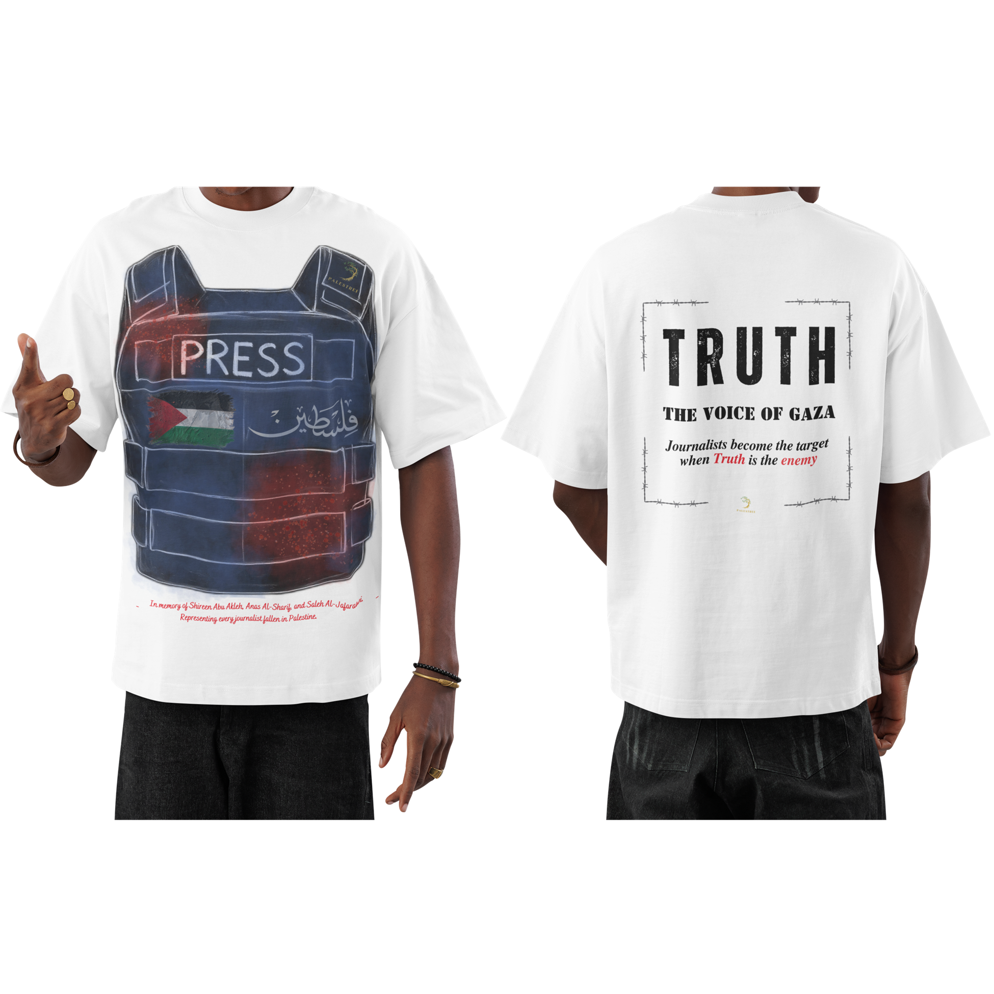 Pali Voice of G@za T-Shirt Unisex