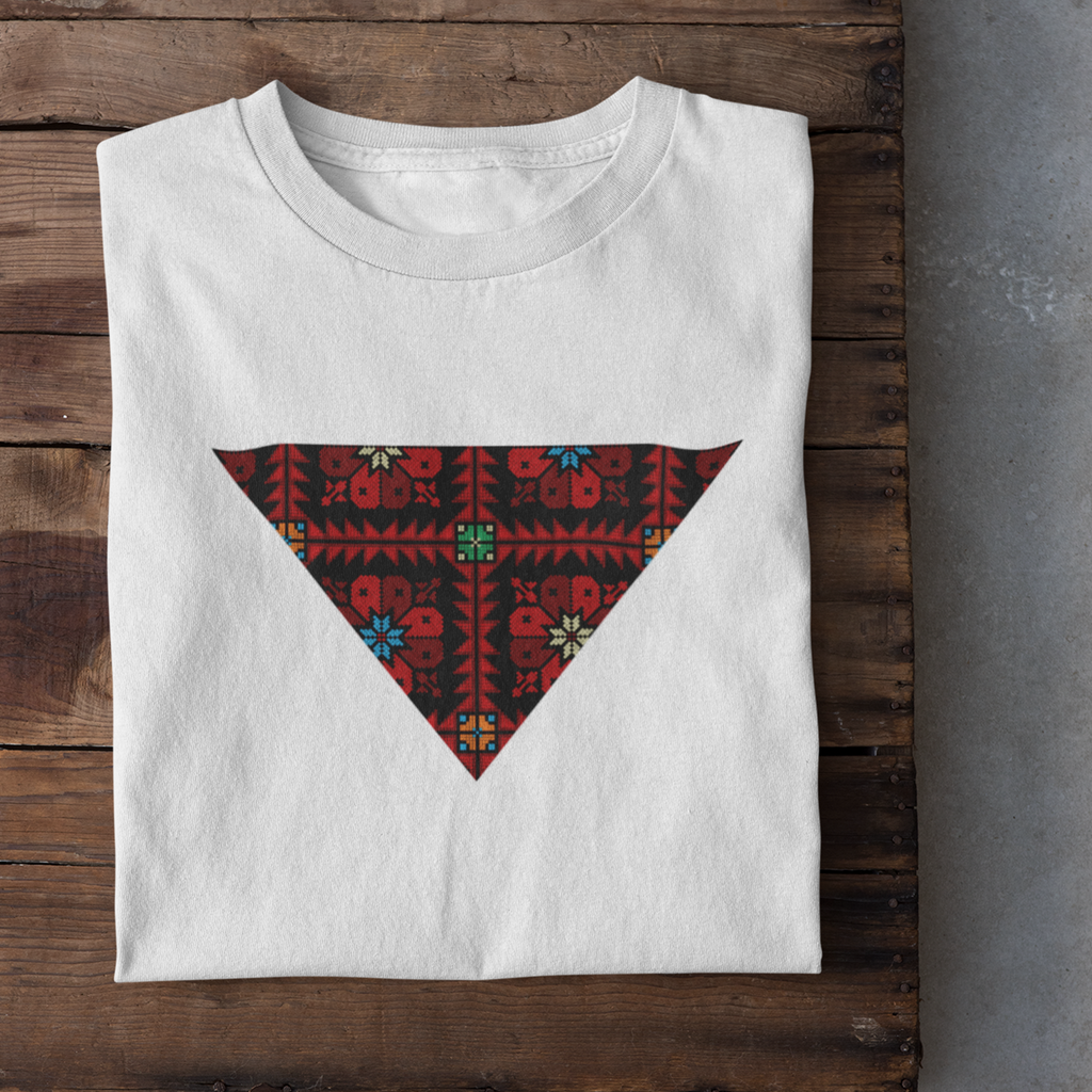 Pali Tatreez Triangle T-Shirt Unisex